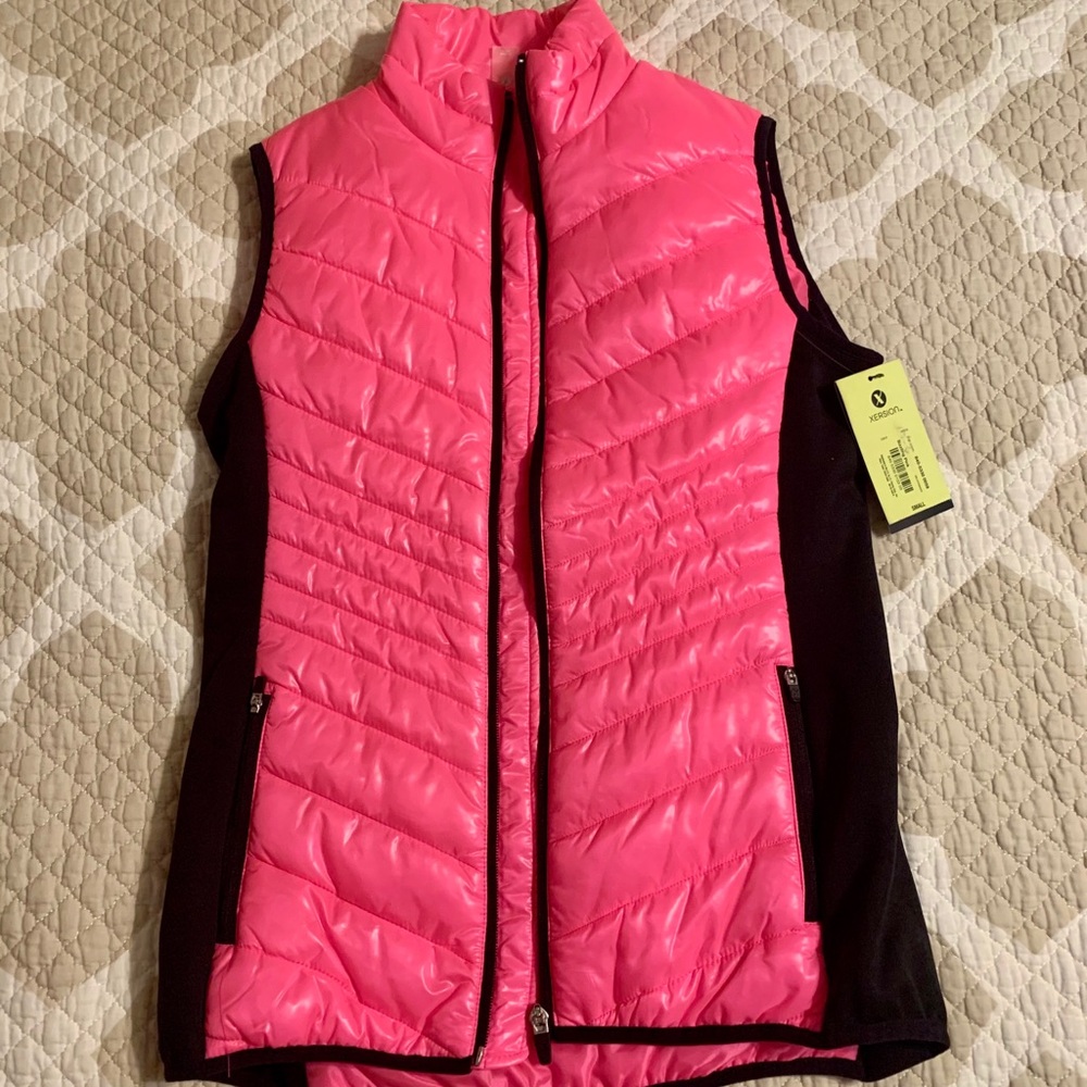 NWT pink Xersion vest
